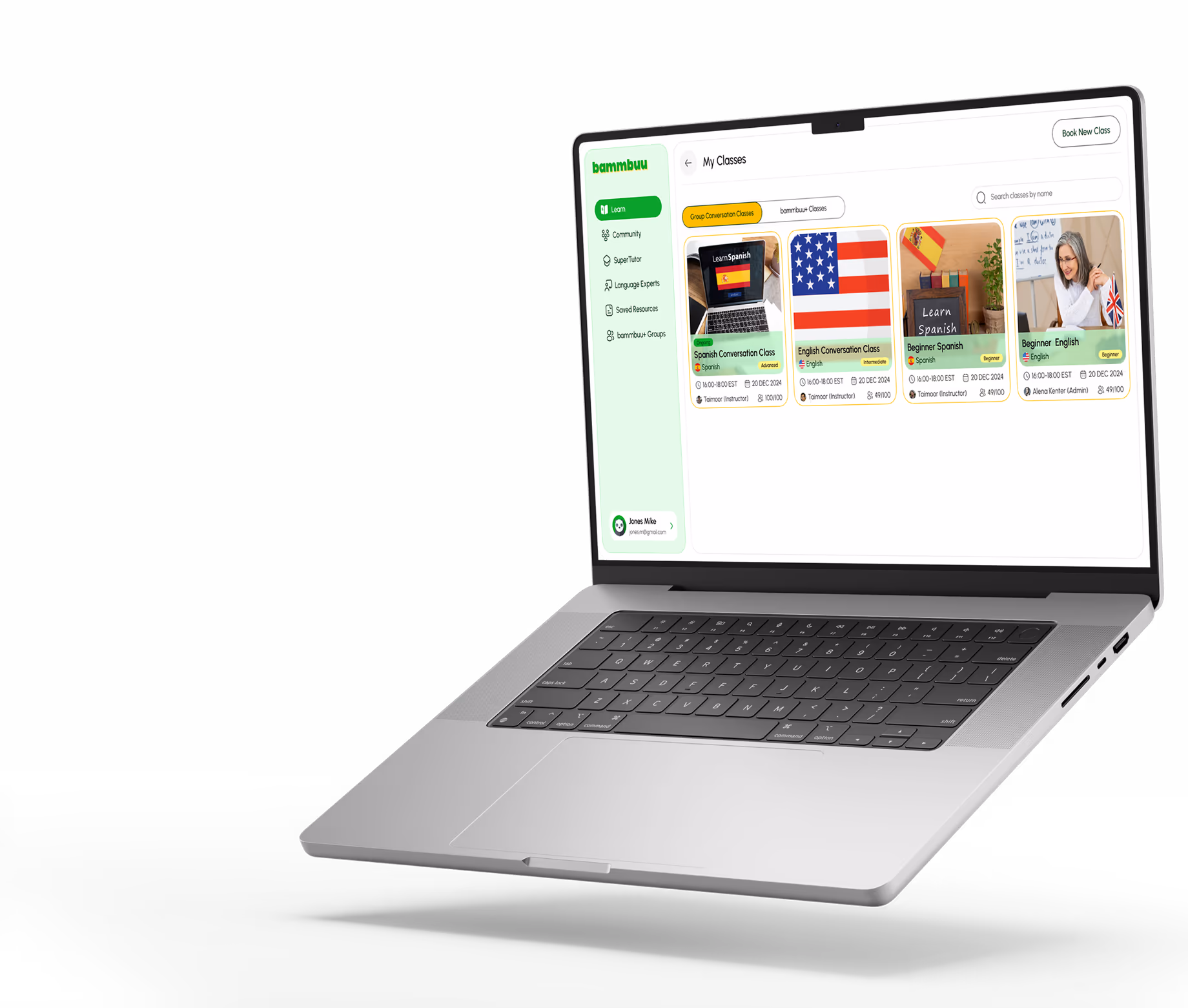 Bammbuu — web app